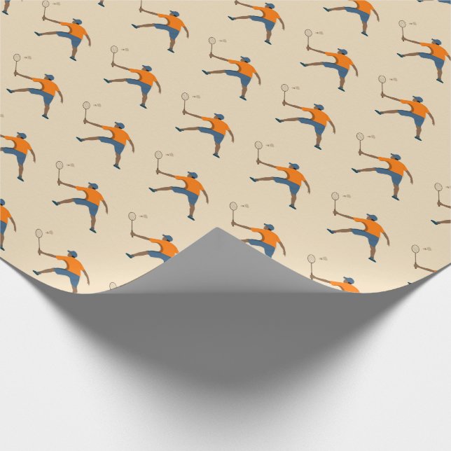 Papel De Regalo Badminton (Esquina)