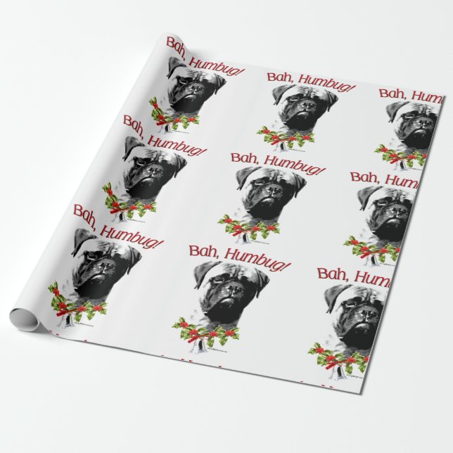 Papel De Regalo Bah Humbug T-Shirt (Desenrollado)