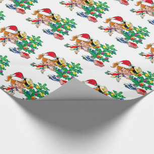 Papel De Regalo Bailando alrededor del envolvimiento de regalo del