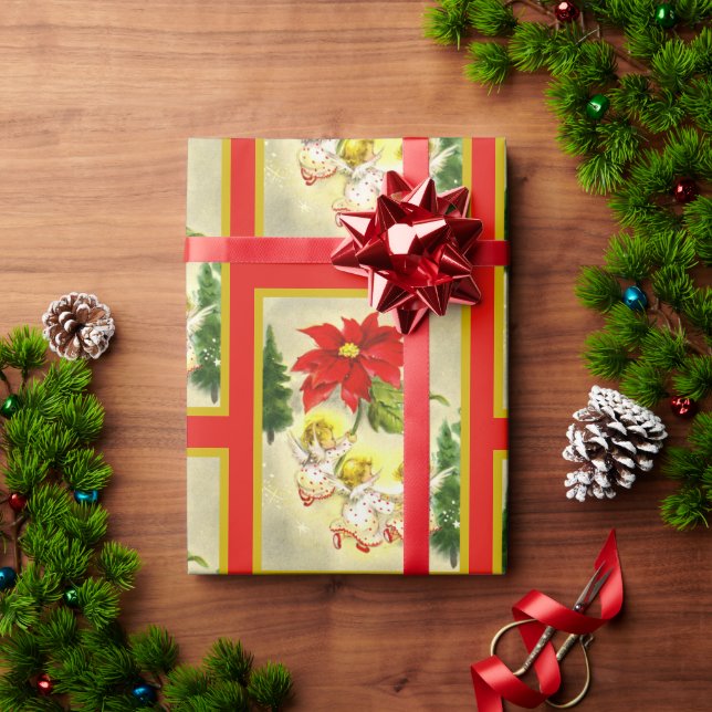 Papel De Regalo Bailando los ángulos del bebé (Regalo de vacaciones)