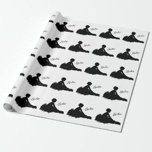 Papel De Regalo Bailarina Cansada Personalizado con Nombre