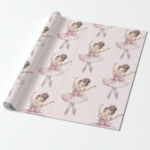 Papel De Regalo Bailarina de ballet moderno Rosa