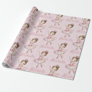 Papel De Regalo Bailarina de ballet personalizada de moda