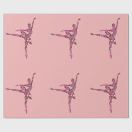 Papel De Regalo Bailarina de la hada del ciruelo del azúcar