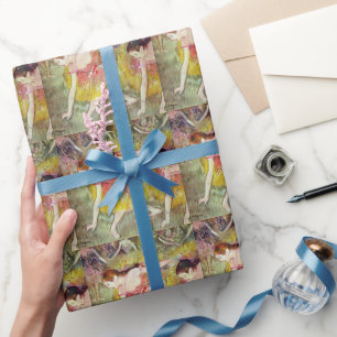 Papel De Regalo Bailarinas inclinándose por Edgar Degas, Arte de B