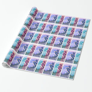 Papel De Regalo Bailarinas Pastel
