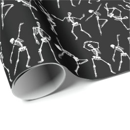 Papel De Regalo Baile de esqueleto
