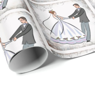 Papel De Regalo Baile de pareja de baile boda