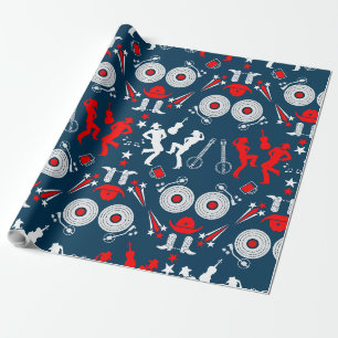 Papel De Regalo Baile en Línea de Música Country Americana
