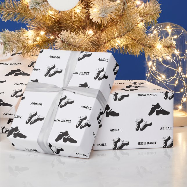 Papel De Regalo Baile irlandés con zapatos suaves y baile de zapat (Vacaciones)