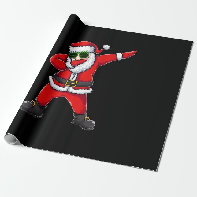 Papel De Regalo baile santa dabbing (Desenrollado)