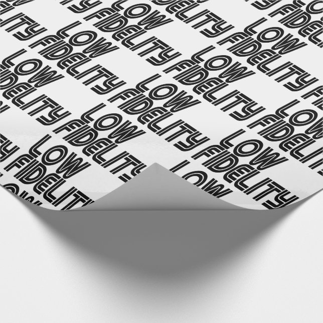 Papel De Regalo Baja Fidelidad (Esquina)