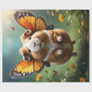 Papel De Regalo "Balas de agua: El cerdo guineano toma vuelo"