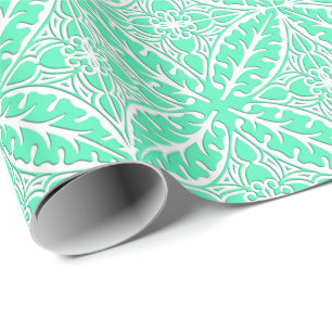 Papel De Regalo Baldosas marroquíes - huevo azul y blanco de robin