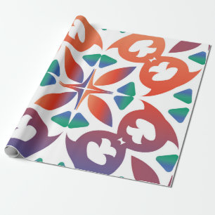 Papel De Regalo Baldosas ornamentadas antiguas talavera méxico. De
