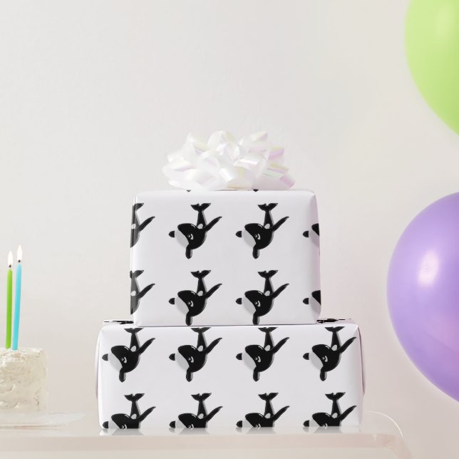 Papel De Regalo Ballena Asesina (Regalos de fiesta)