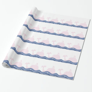 Papel De Regalo Ballena rosada de muy buen gusto