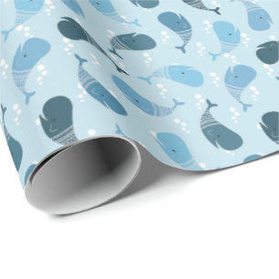 Papel De Regalo Ballenas
