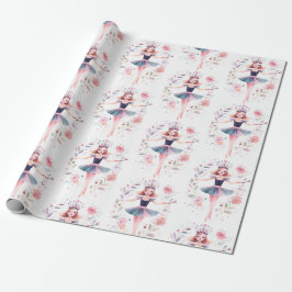 Papel De Regalo Ballerina Ballet Nutcracker