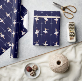 Papel De Regalo Ballerina Para Navidades/Cumpleaño