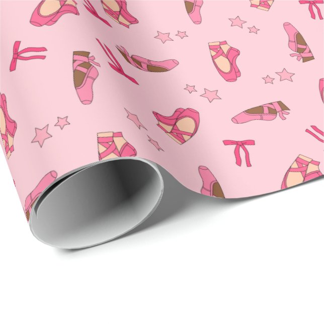 Papel De Regalo Ballet (Esquina del rollo)