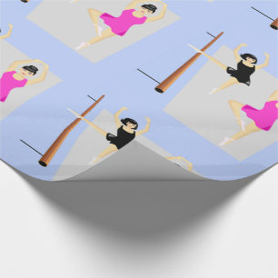 Papel De Regalo Ballet Clase Mujeres Bailando