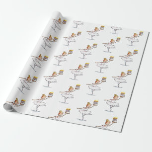 Papel De Regalo Ballet Cumpleaños