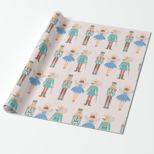 Papel De Regalo Ballet de Cascanueces Minimal Moderno