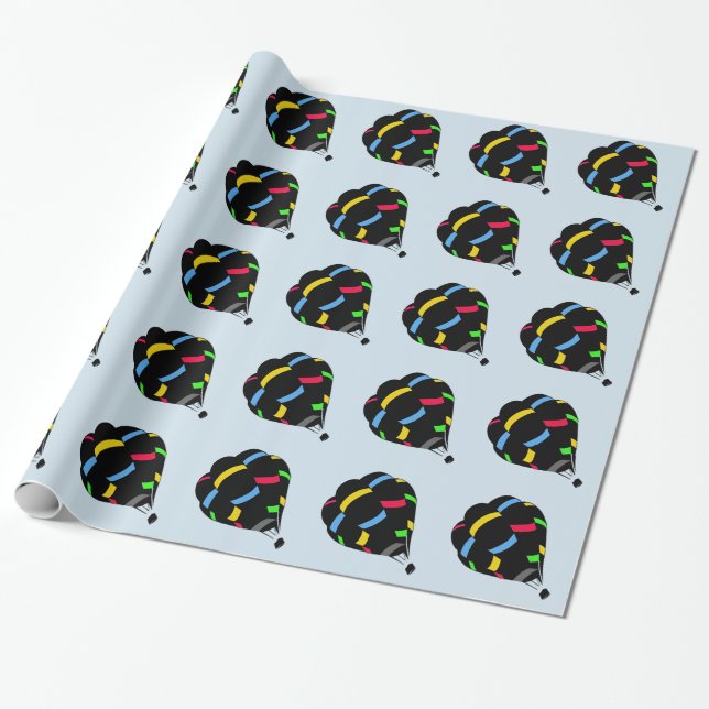 Papel De Regalo Balón de aire caliente (Desenrollado)