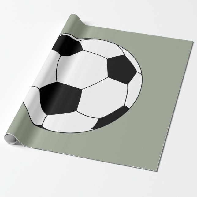 Papel De Regalo Balón de fútbol (fútbol) (Desenrollado)