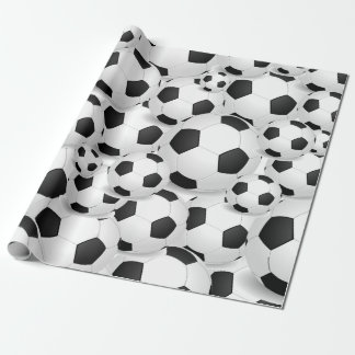 Papel De Regalo Balón de fútbol por todo giftwrap