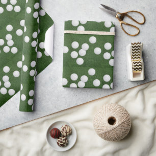 Papel De Regalo Balón de golf sobre césped verde