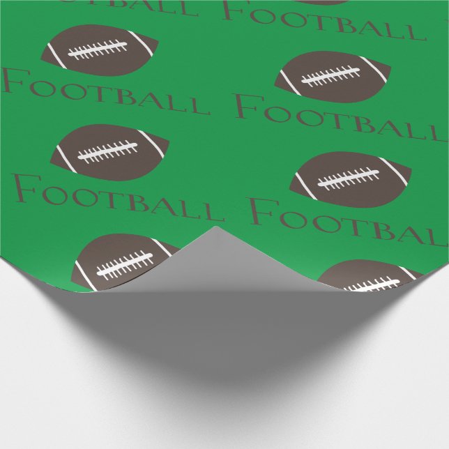 Papel De Regalo Balón de partidos de fútbol (Esquina)