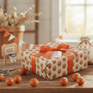 Papel De Regalo Baloncesto