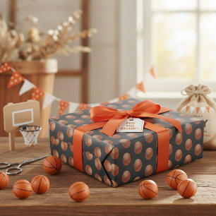 Papel De Regalo Baloncesto