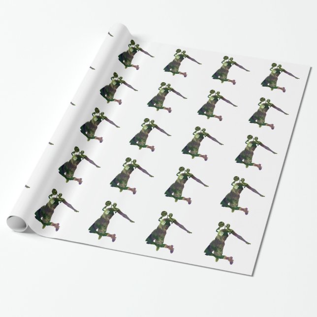 Papel De Regalo Baloncesto (Desenrollado)