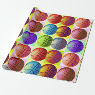 Papel De Regalo Baloncesto de arte pop