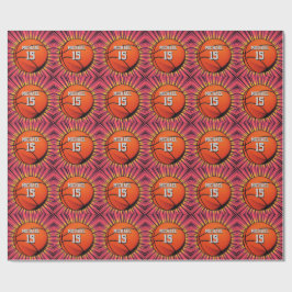 Papel De Regalo Baloncesto Tu Nombre Pop Art