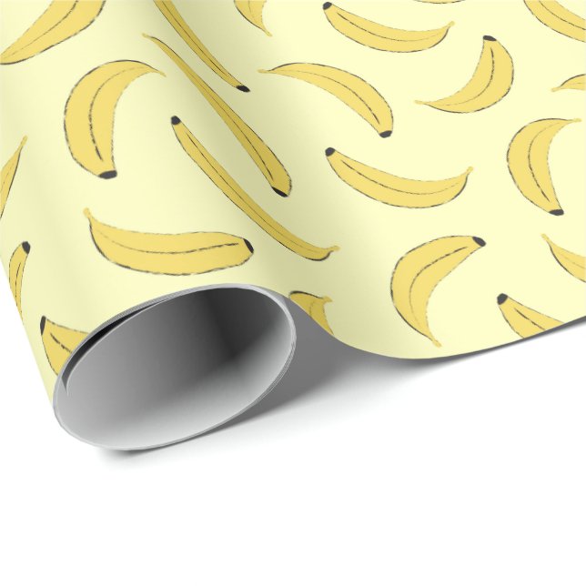 Papel De Regalo Bananas (Esquina del rollo)