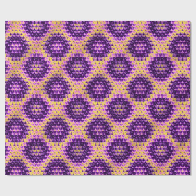 Papel De Regalo Banarasi Saree Pattern Design  (Superficie plana)