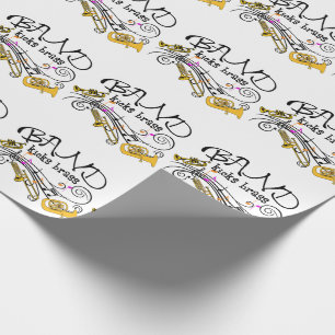Papel De Regalo Band Kicks Brass