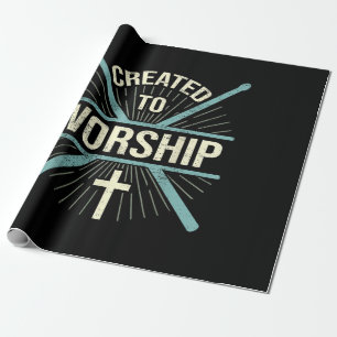 Papel De Regalo Banda de Alabanza Cristiana Creada Para Adorar al