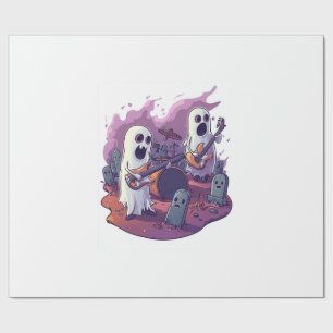 Papel De Regalo Banda de Rock Fantasma
