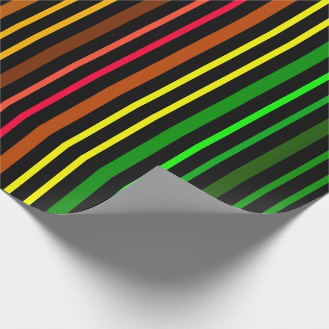 Papel De Regalo Banda de varios colores (Esquina)