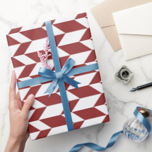 Papel De Regalo Banda negrita de dos puntas de flecha de color Ban