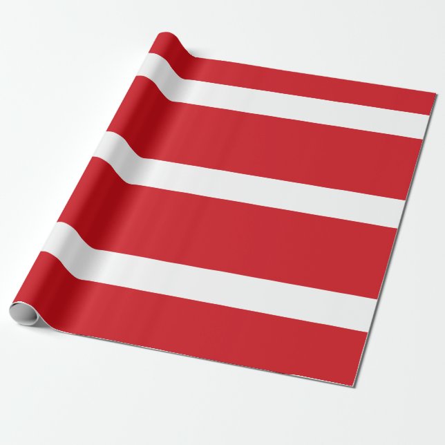 Papel De Regalo Banda roja (Desenrollado)