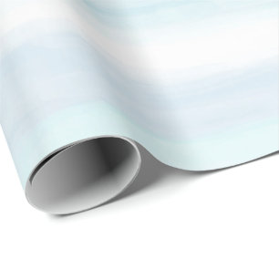 Papel De Regalo Bandas acuáticas blancas de la Casa Azul
