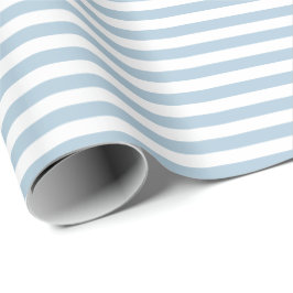 Papel De Regalo Bandas azules blancas