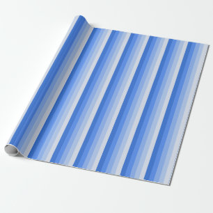 Papel De Regalo Bandas de sombra azules