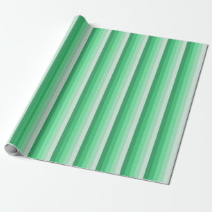 Papel De Regalo Bandas de sombra verdes